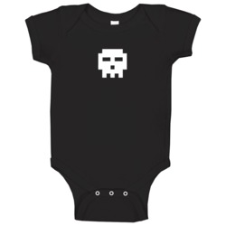 Pixel Skull Popular Scott Pilgrim Vs The World Fun Movie Baby One Piec Pixel Skull Popular Scott Pilgrim Vs The World Fun Movie Baby One Piec