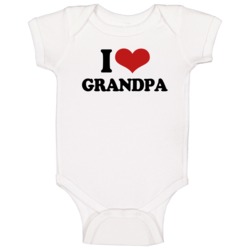 I Heart Love Grandpa Fun Shameless Popular Tv Show Baby One Piece I Heart Love Grandpa Fun Shameless Popular Tv Show Baby One Piece