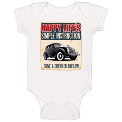 Happy Lifes Simple Instruction 1934 Chrysler Airflow Car Baby One Piec Happy Lifes Simple Instruction 1934 Chrysler Airflow Car Baby One Piec