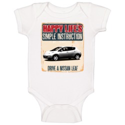 Happy Lifes Simple Instruction 2011 Nissan Leaf Car Baby One Piece Happy Lifes Simple Instruction 2011 Nissan Leaf Car Baby One Piece