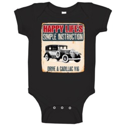 Happy Lifes Simple Instruction 1930 Cadillac V16 Car Baby One Piece Happy Lifes Simple Instruction 1930 Cadillac V16 Car Baby One Piece