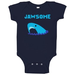 Jawsome Fun Teen Wolf Popular Shark Tv Show Baby One Piece Jawsome Fun Teen Wolf Popular Shark Tv Show Baby One Piece