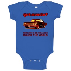 Mercury S55 Marauder Got Muscle Car Baby One Piece Mercury S55 Marauder Got Muscle Car Baby One Piece