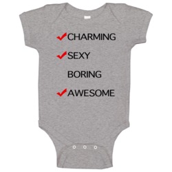 Charming Sexy Not Boring Awesome Fun Hot Rod Popular Movie Baby One Pi