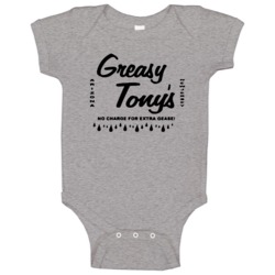 Greasy Tonys Funny Revenge Of The Nerds Popular Movie Baby One Piece