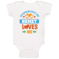 Somebody In Hemet Loves Me Baby One Piece Somebody In Hemet Loves Me Baby One Piece
