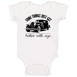 1928 Duesenberg Model J Better With Age Vintage Car Baby One Piece 1928 Duesenberg Model J Better With Age Vintage Car Baby One Piece
