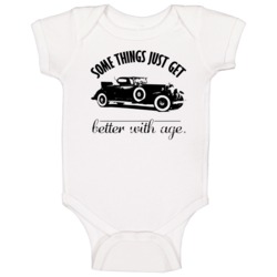1930 Cadillac V16 Better With Age Vintage Car Baby One Piece 1930 Cadillac V16 Better With Age Vintage Car Baby One Piece