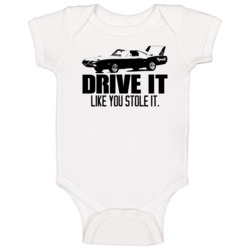 Drive It 1970 Plymouth Superbird Car Baby One Piece Drive It 1970 Plymouth Superbird Car Baby One Piece