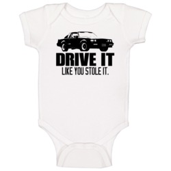 Drive It 1987 Buick Grand National Gnx Car Baby One Piece Drive It 1987 Buick Grand National Gnx Car Baby One Piece