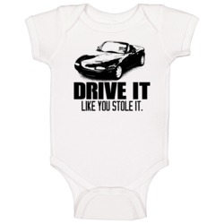 Drive It 1990 Mazda Miata Mx 5 Car Baby One Piece Drive It 1990 Mazda Miata Mx 5 Car Baby One Piece