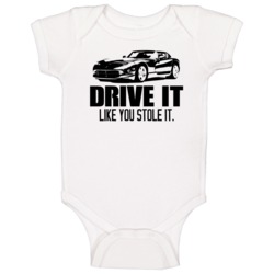 Drive It 1991 Dodge Viper Rt10 Car Baby One Piece Drive It 1991 Dodge Viper Rt10 Car Baby One Piece