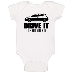 Drive It 2011 Nissan Leaf Car Baby One Piece Drive It 2011 Nissan Leaf Car Baby One Piece