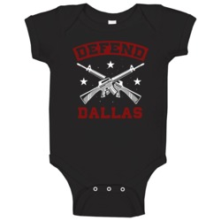 Defend Dallas Strength Pride Baby One Piece Defend Dallas Strength Pride Baby One Piece