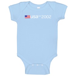 Usa 2002 Olympics Fun Scrubs Popular Tv Show Baby One Piece Usa 2002 Olympics Fun Scrubs Popular Tv Show Baby One Piece