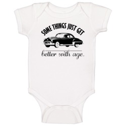 1949 Oldsmobile 88 Better With Age Vintage Car Baby One Piece 1949 Oldsmobile 88 Better With Age Vintage Car Baby One Piece