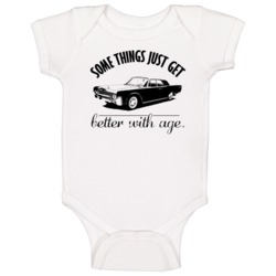 1961 Lincoln Continental Better With Age Vintage Car Baby One Piece 1961 Lincoln Continental Better With Age Vintage Car Baby One Piece
