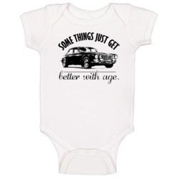 1968 Jaguar Xj6 Better With Age Vintage Car Baby One Piece 1968 Jaguar Xj6 Better With Age Vintage Car Baby One Piece