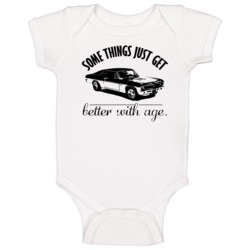 1969 Chevrolet Nova Ss396 Better With Age Vintage Car Baby One Piece 1969 Chevrolet Nova Ss396 Better With Age Vintage Car Baby One Piece