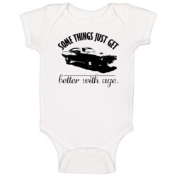 1970 Plymouth Hemi Cuda Better With Age Vintage Car Baby One Piece 1970 Plymouth Hemi Cuda Better With Age Vintage Car Baby One Piece