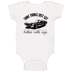 1971 Ford Mustang Boss 351 Better With Age Vintage Car Baby One Piece 1971 Ford Mustang Boss 351 Better With Age Vintage Car Baby One Piece