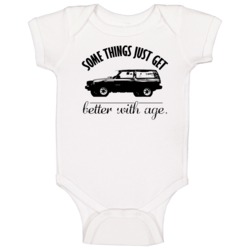 1984 Jeep Cherokee Better With Age Vintage Car Baby One Piece