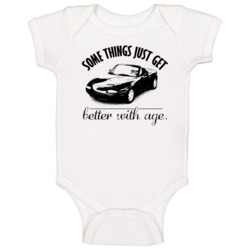 1990 Mazda Miata Mx 5 Better With Age Vintage Car Baby One Piece