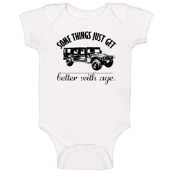 1992 Hummer H1 Better With Age Vintage Car Baby One Piece