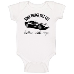 2009 Chevrolet Corvette Zr1 Better With Age Vintage Car Baby One Piece