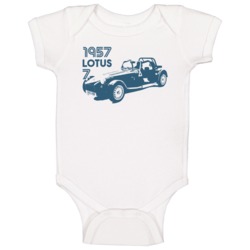 1957 Lotus 7 Classic Car Baby One Piece