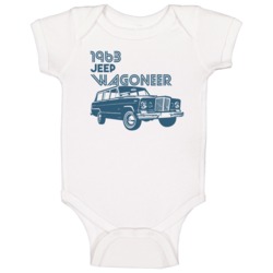 1963 Jeep Wagoneer Classic Car Baby One Piece