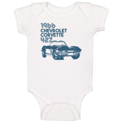 1966 Chevrolet Corvette 427 Classic Car Baby One Piece
