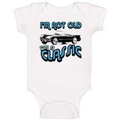 1955 Chevrolet Corvette V8 Im A Classic Car Baby One Piece