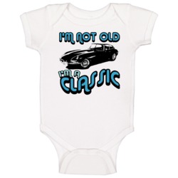 1961 Jaguar E Type Im A Classic Car Baby One Piece