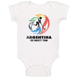 Argentina Ice Hockey Team 2014 Olympic Sochi Vintage Distressed Baby O Argentina Ice Hockey Team 2014 Olympic Sochi Vintage Distressed Baby O