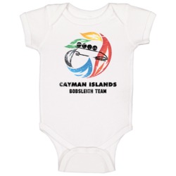 Cayman Islands Bobsleigh Team 2014 Olympic Sochi Baby One Piece Cayman Islands Bobsleigh Team 2014 Olympic Sochi Baby One Piece