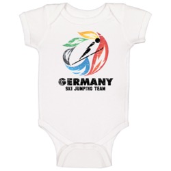 Germany Ski Jumping Team 2014 Olympic Sochi Vintage Distressed Baby On Germany Ski Jumping Team 2014 Olympic Sochi Vintage Distressed Baby On