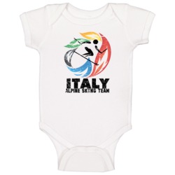 Italy Alpine Skiing Team 2014 Olympic Sochi Vintage Distressed Baby On Italy Alpine Skiing Team 2014 Olympic Sochi Vintage Distressed Baby On