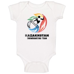 Kazakhstan Snowboarding Team 2014 Olympic Sochi Vintage Distressed Bab Kazakhstan Snowboarding Team 2014 Olympic Sochi Vintage Distressed Bab