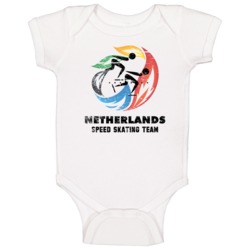 Netherlands Speed Skating Team 2014 Olympic Sochi Baby One Piece Netherlands Speed Skating Team 2014 Olympic Sochi Baby One Piece