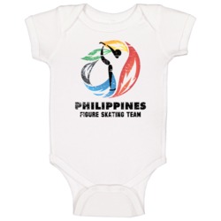 Philippines Figure Skating Team 2014 Olympic Sochi Vintage Baby One Pi Philippines Figure Skating Team 2014 Olympic Sochi Vintage Baby One Pi