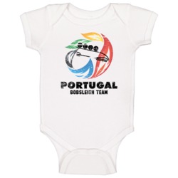 Portugal Bobsleigh Team 2014 Olympic Sochi Vintage Distressed Baby One Portugal Bobsleigh Team 2014 Olympic Sochi Vintage Distressed Baby One
