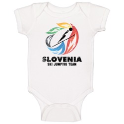 Slovenia Ski Jumping Team 2014 Olympic Sochi Vintage Distressed Baby O Slovenia Ski Jumping Team 2014 Olympic Sochi Vintage Distressed Baby O