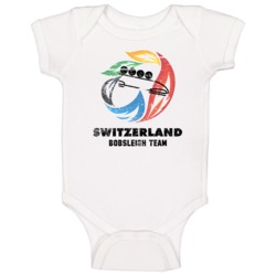 Switzerland Bobsleigh Team 2014 Olympic Sochi Vintage Distressed Baby Switzerland Bobsleigh Team 2014 Olympic Sochi Vintage Distressed Baby