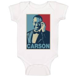 Ben Carson President 2016 Republican Parody Baby One Piece Ben Carson President 2016 Republican Parody Baby One Piece