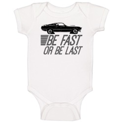 1969 Ford Mustang Mach 1 Be Fast Car Baby One Piece