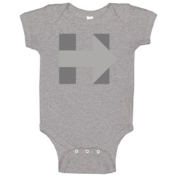 Hillary Clinton Campaign Logo Grey Presidential Baby One Piece Hillary Clinton Campaign Logo Grey Presidential Baby One Piece