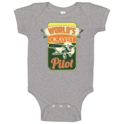 World's Okayest Pilot Funny Piloting Drone Aviation Distressed Baby On World's Okayest Pilot Funny Piloting Drone Aviation Distressed Baby On