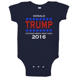 Donald Trump Make America Great Again Campaign Baby One Piece
