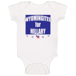 Wyomingites For Hillary Clinton 2016 Democrat Wyoming State Silhouette Wyomingites For Hillary Clinton 2016 Democrat Wyoming State Silhouette